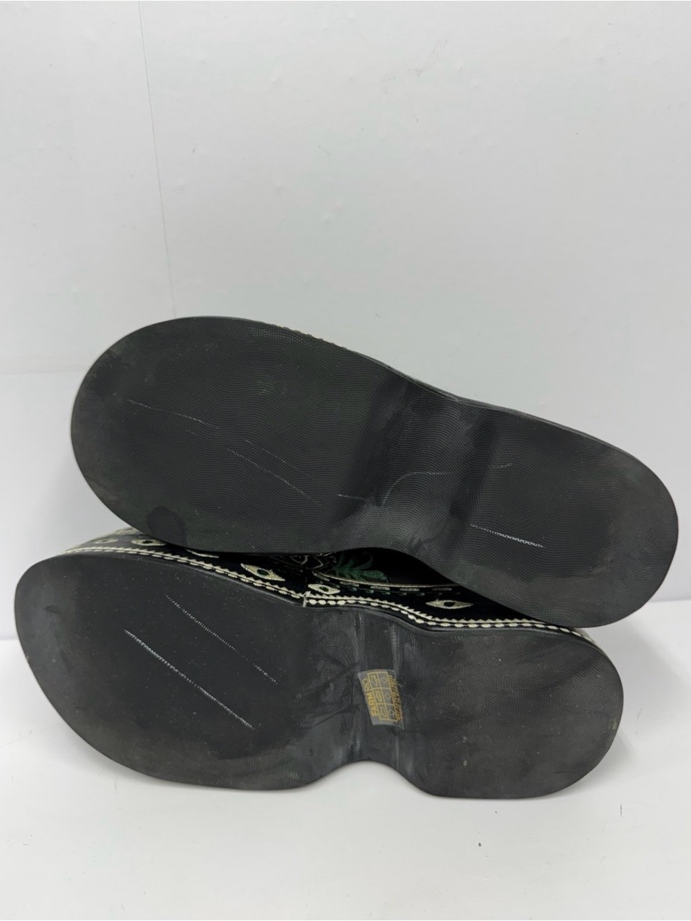 Farm Rio Black Platform Clogs Embroidered Mystic - Picture 7 of 8